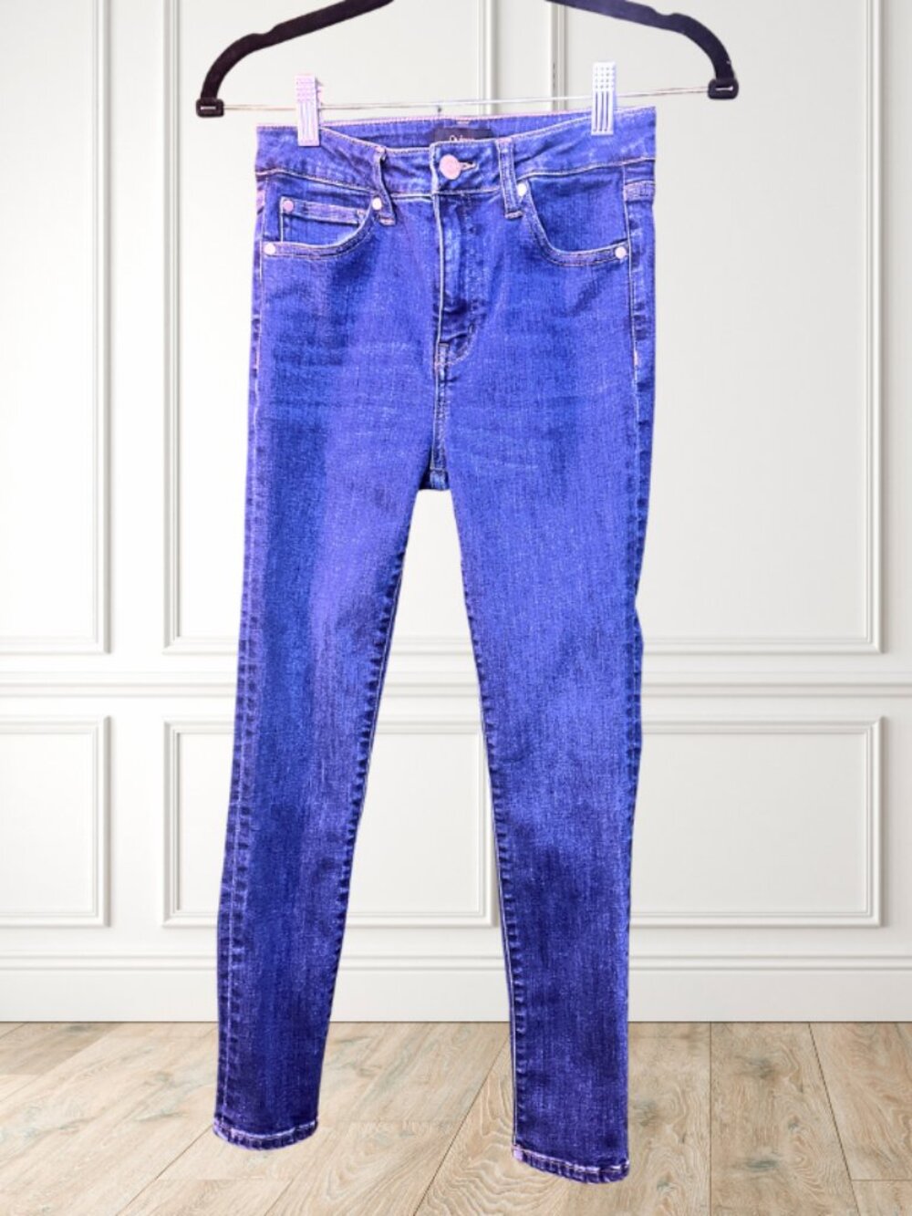 Quince Ultra High Rise Skinny Jeans 26 Classic Blue
